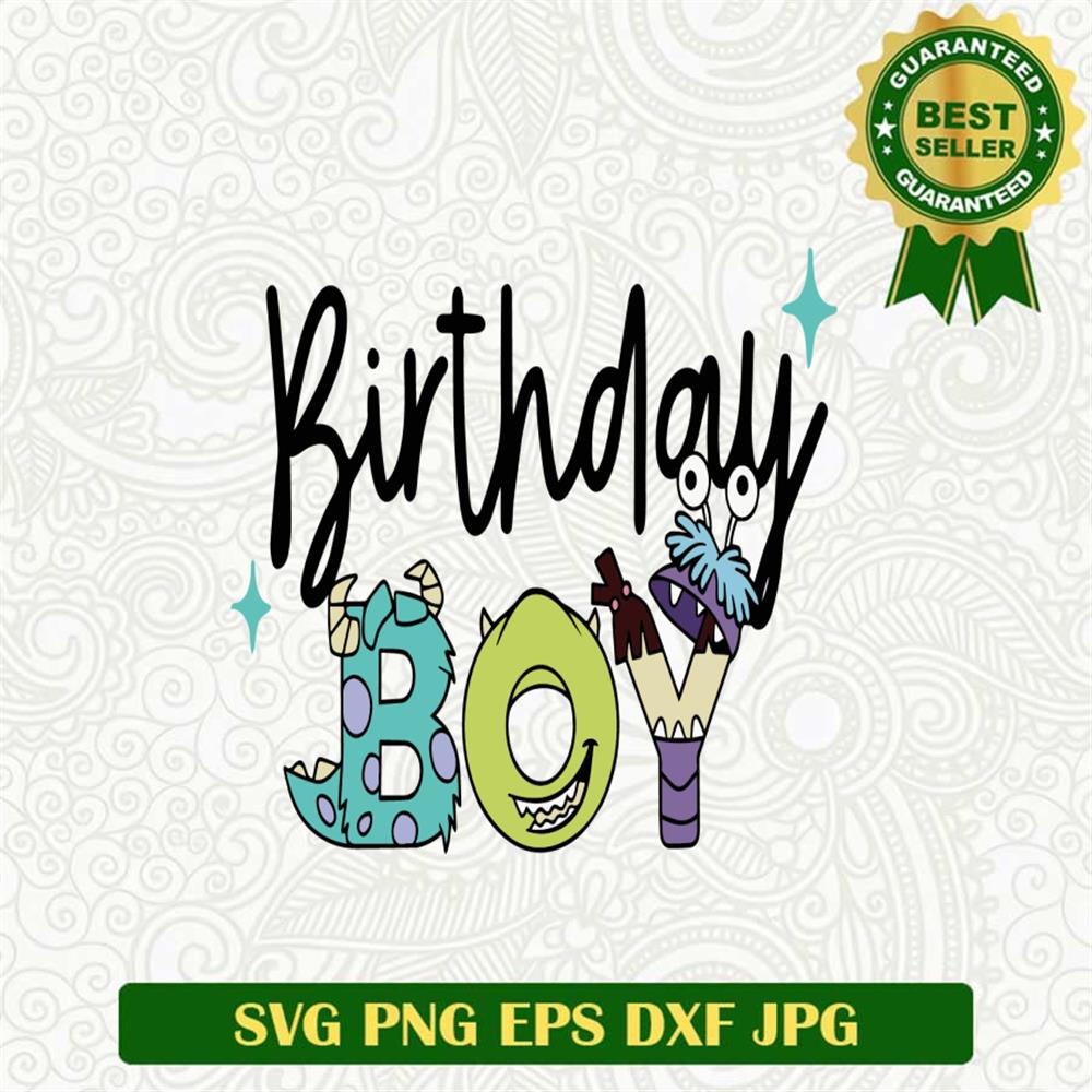 Monster Birthday Svg