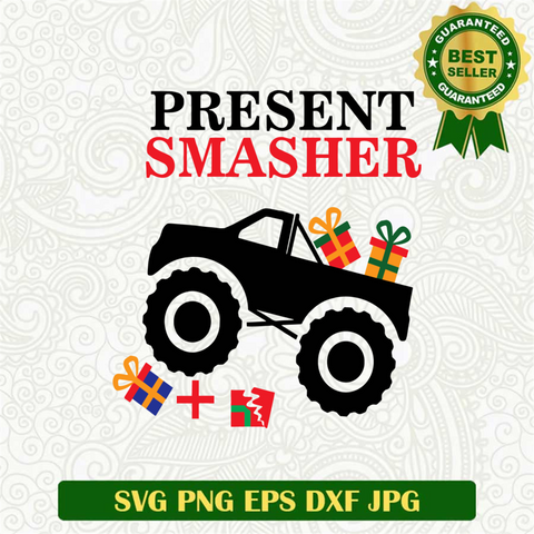 Monster Truck Christmas SVG