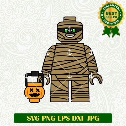 Mummy Lego Halloween SVG