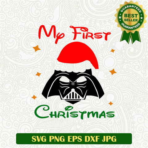  My First Christmas SVG