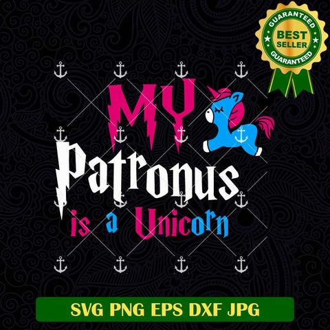My Patronus Is A Unicorn SVG