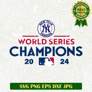 NY Yankees World Series 2024 SVG