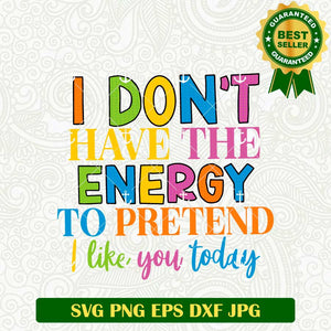 No Energy SVG