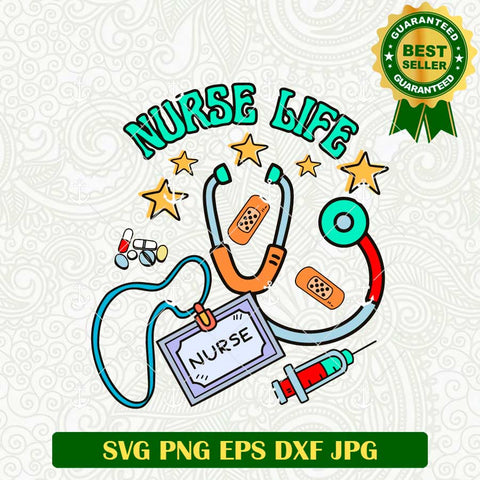 Nurse Life Scrubs SVG