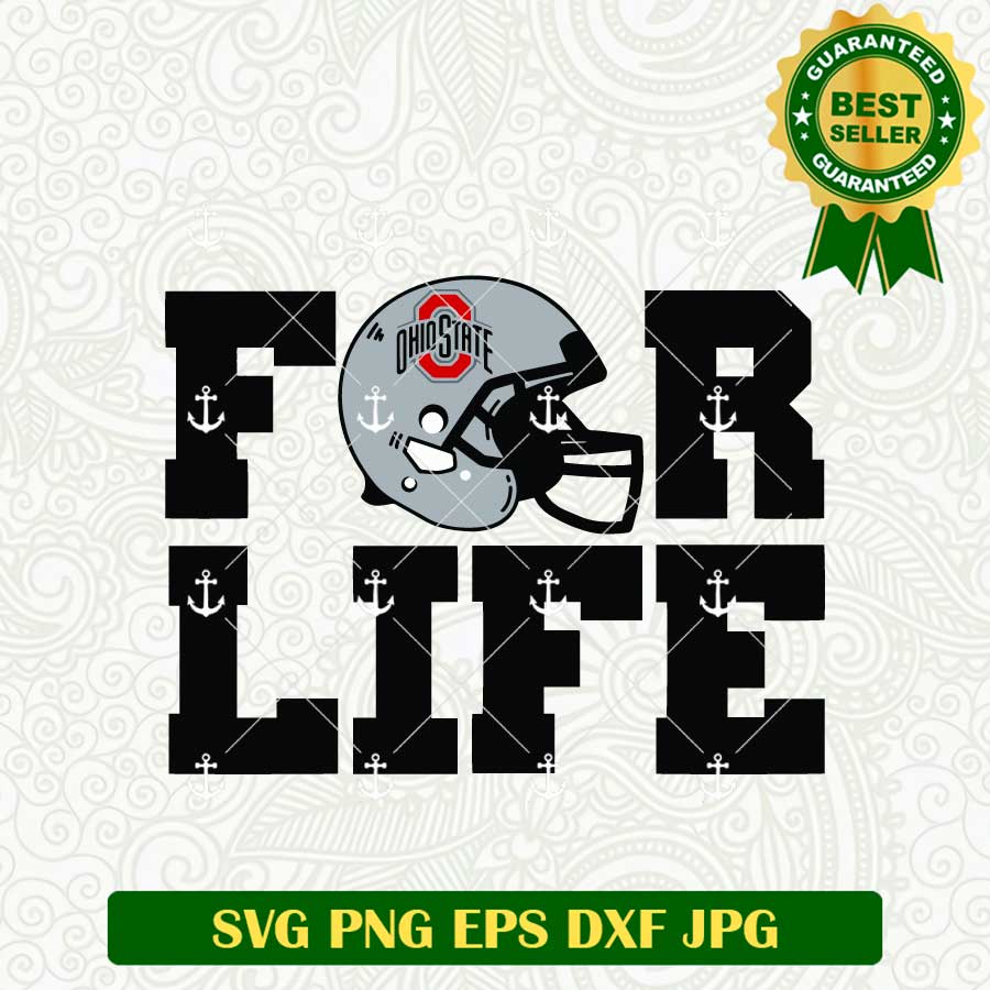 Ohio State Buckeyes football For Life SVG