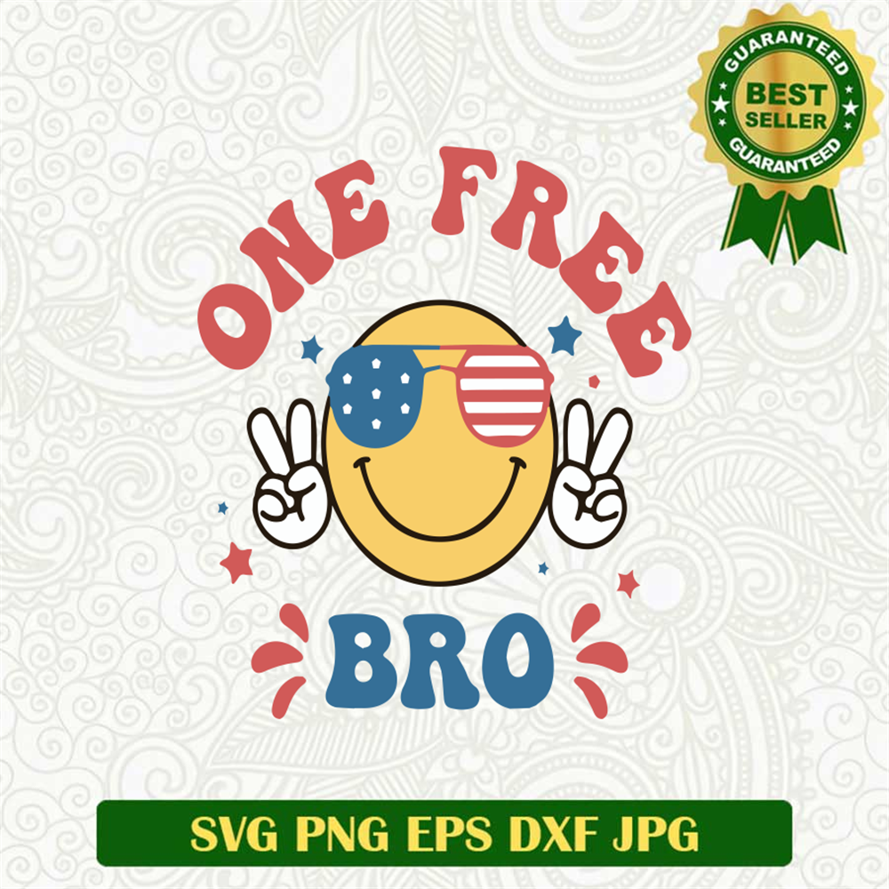 One Free Bro SVG