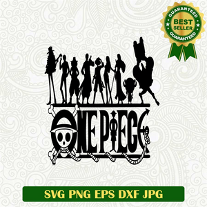 Onepiece Characters Svg cut File