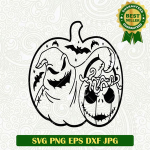 Oogie Boogie Halloween Pumpkin SVG