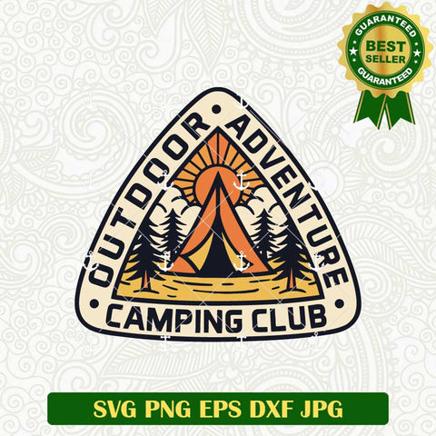 Outdoor Adventure Camping Club SVG