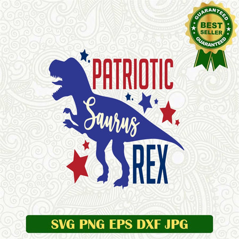 Patriotic Saurus Rex america Svg
