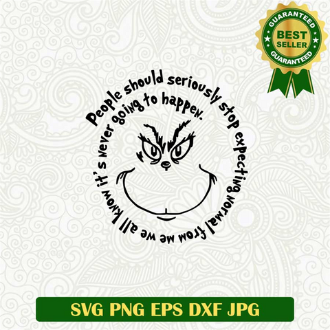 People should seriously stop expecting Normal from me SVG