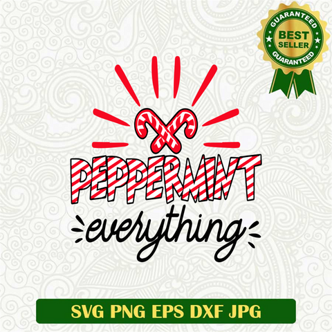 Peppermint everything SVG