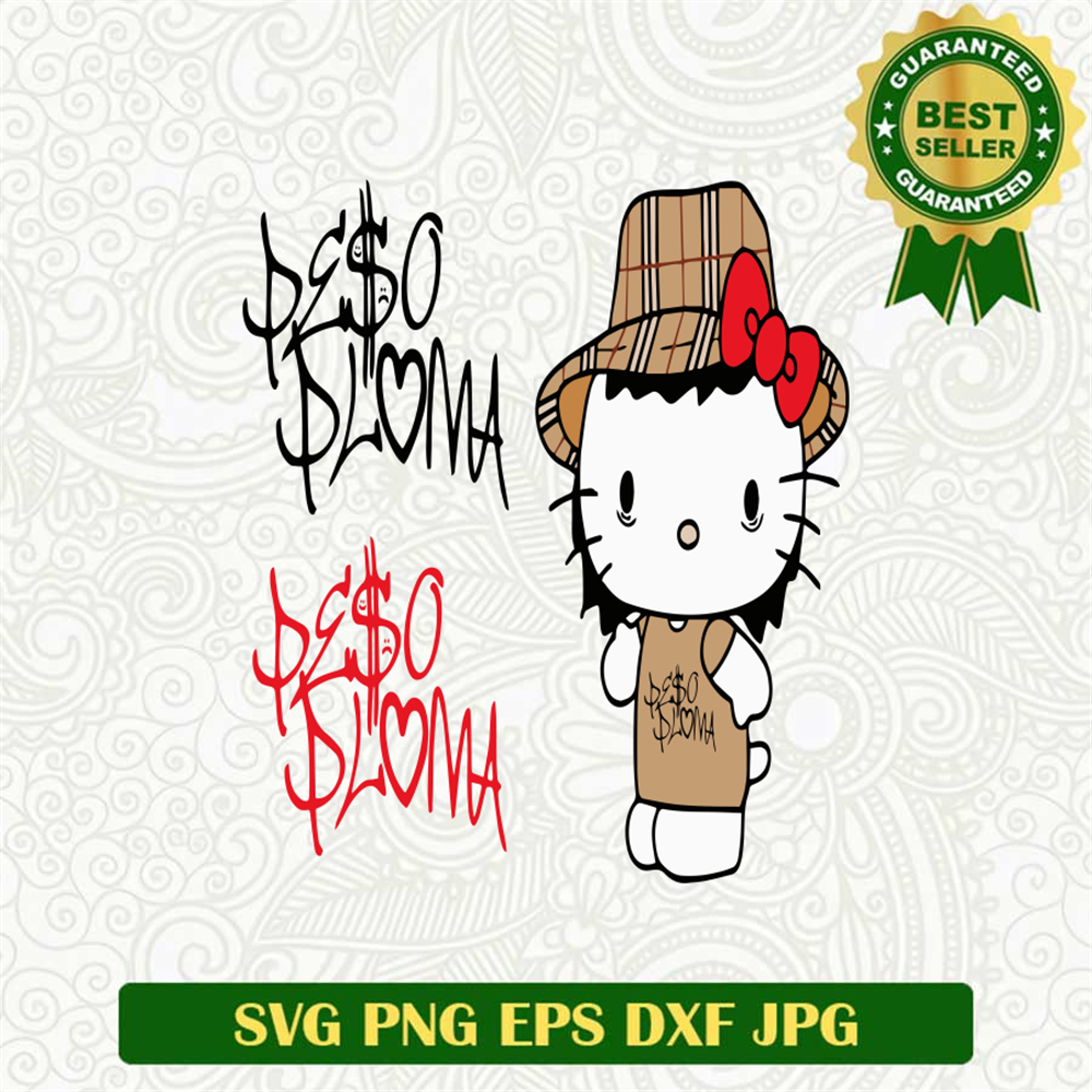 Peso Ploma Hello Kitty SVG