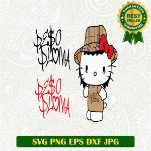 Peso Ploma Hello Kitty SVG