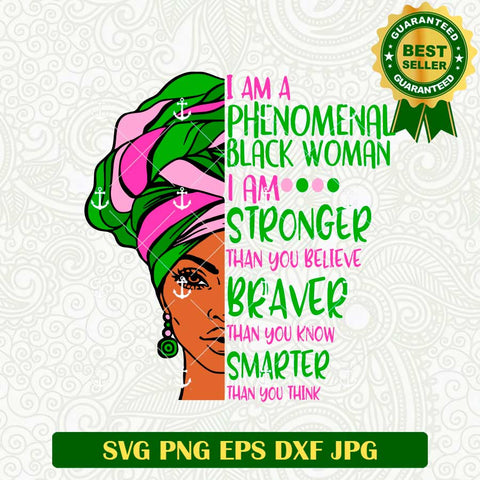 Phenomenal Woman SVG