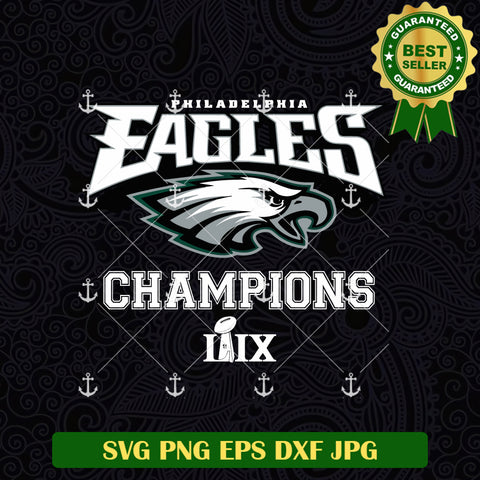 Philadelphia Eagles Champion LIX SVG