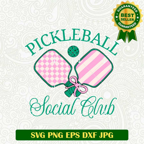 Pickleball Social Club SVG
