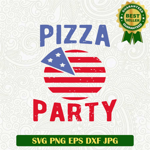 Pizza Party America SVG