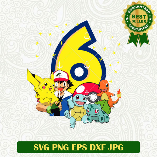 spidops pokemon card price Pokemon Character 6 Year Birthday SVG, Pokemon SVG PNG – Lightberty