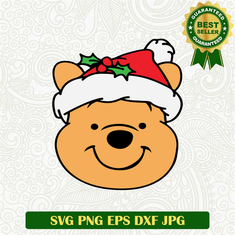 Pooh Bear Christmas SVG