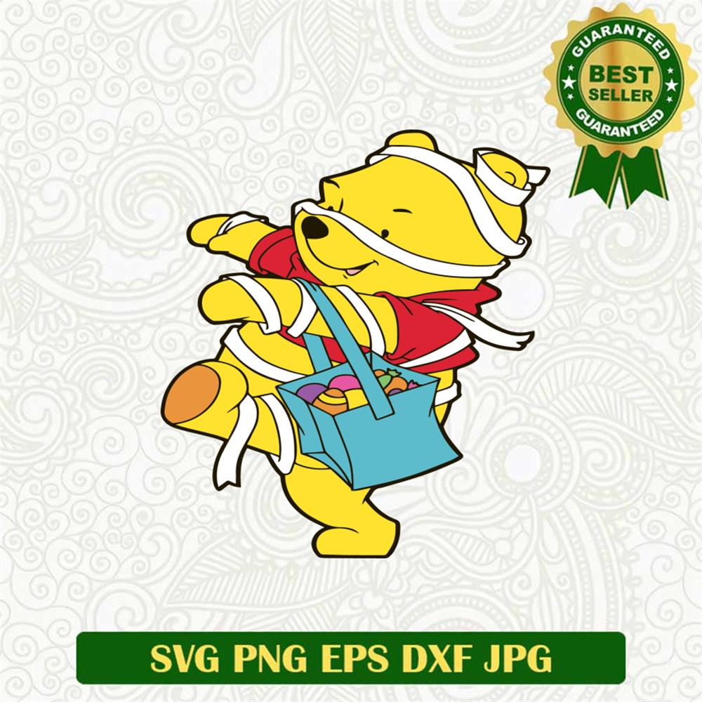 Pooh Mummy Costume SVG