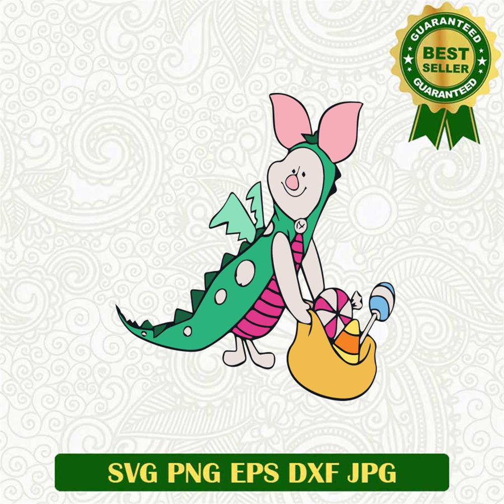 Pooh and Piglet Halloween SVG