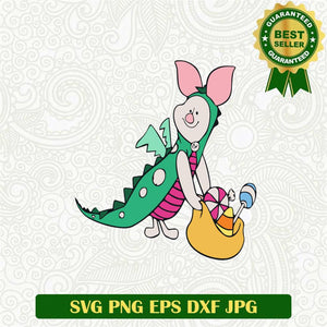 Pooh and Piglet Halloween SVG