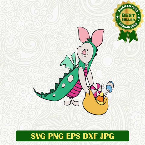 Pooh and Piglet Halloween SVG