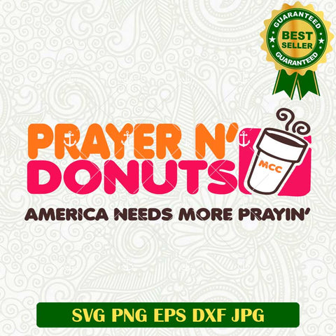 Prayer N' Donuts SVG