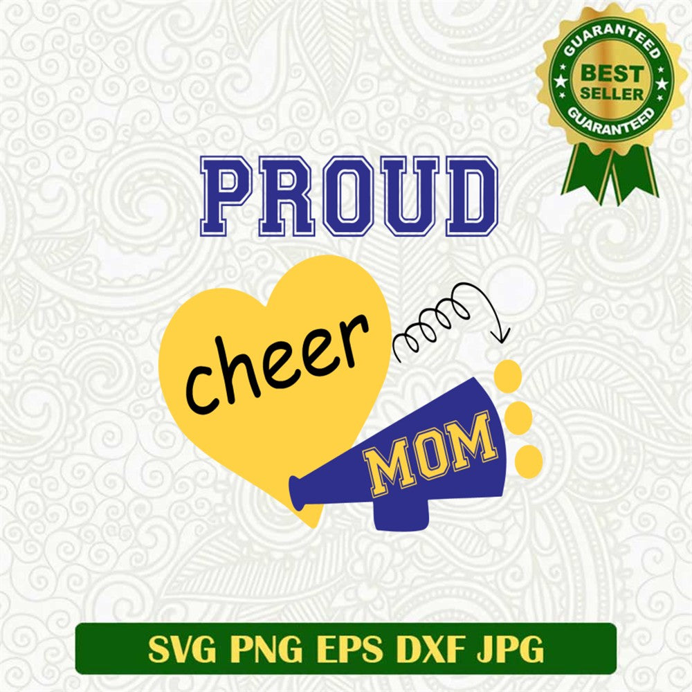 Proud Cheer Mom Svg