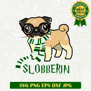 Pug Dog Harry Potter SLobberin SVG