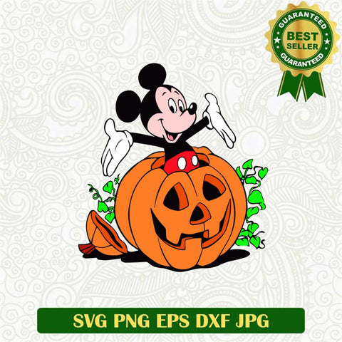 Pumpkin Mickey SVG