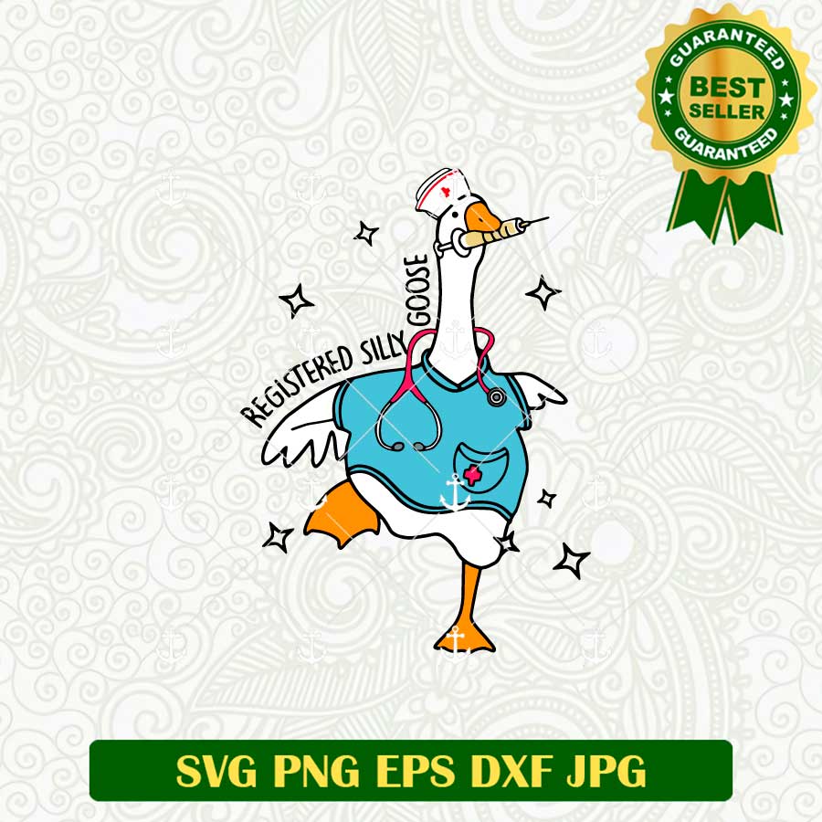 Registered Silly Goose Nurse SVG