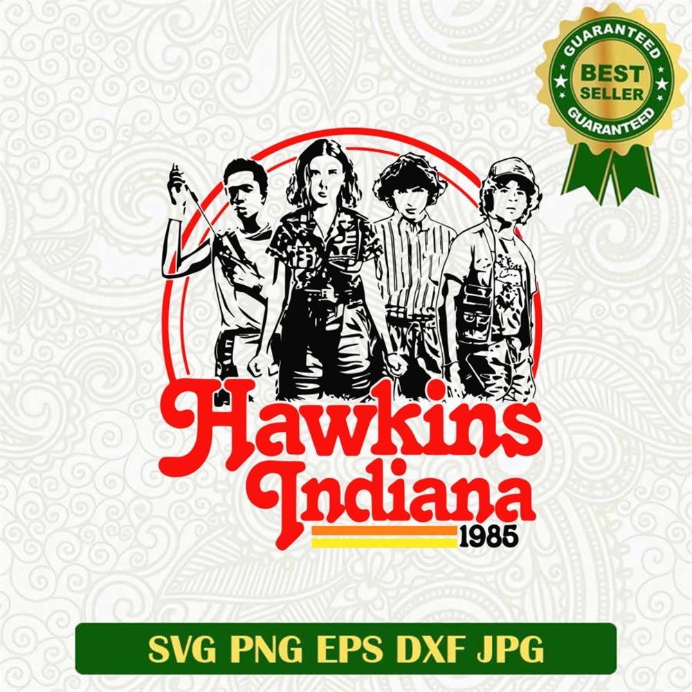 Retro Hawkins SVG
