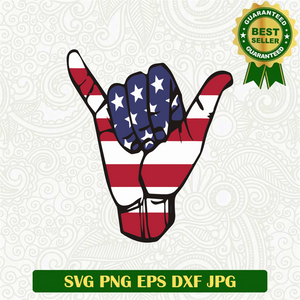 Rock Hand America SVG