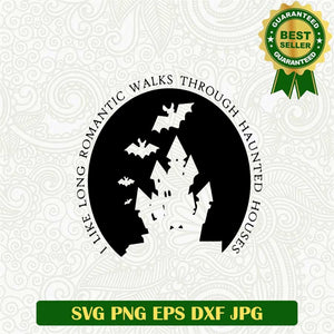 Romantic Haunted Walk Svg
