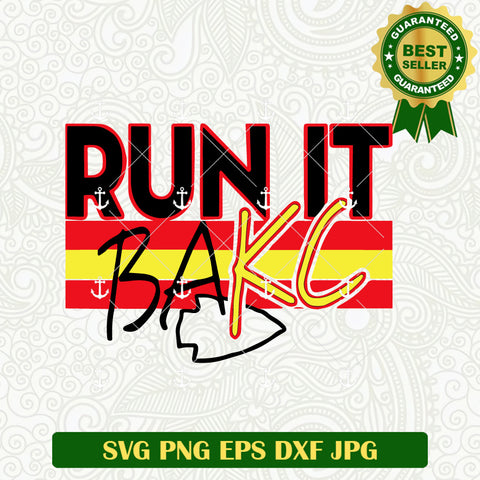 Run it Back Kc Chiefs SVG