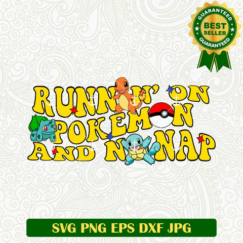 Running on Pokemon And Nenap SVG