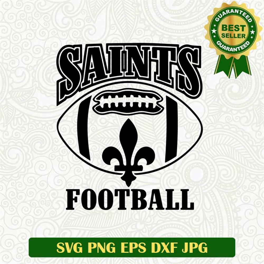 Saints Football Love SVG