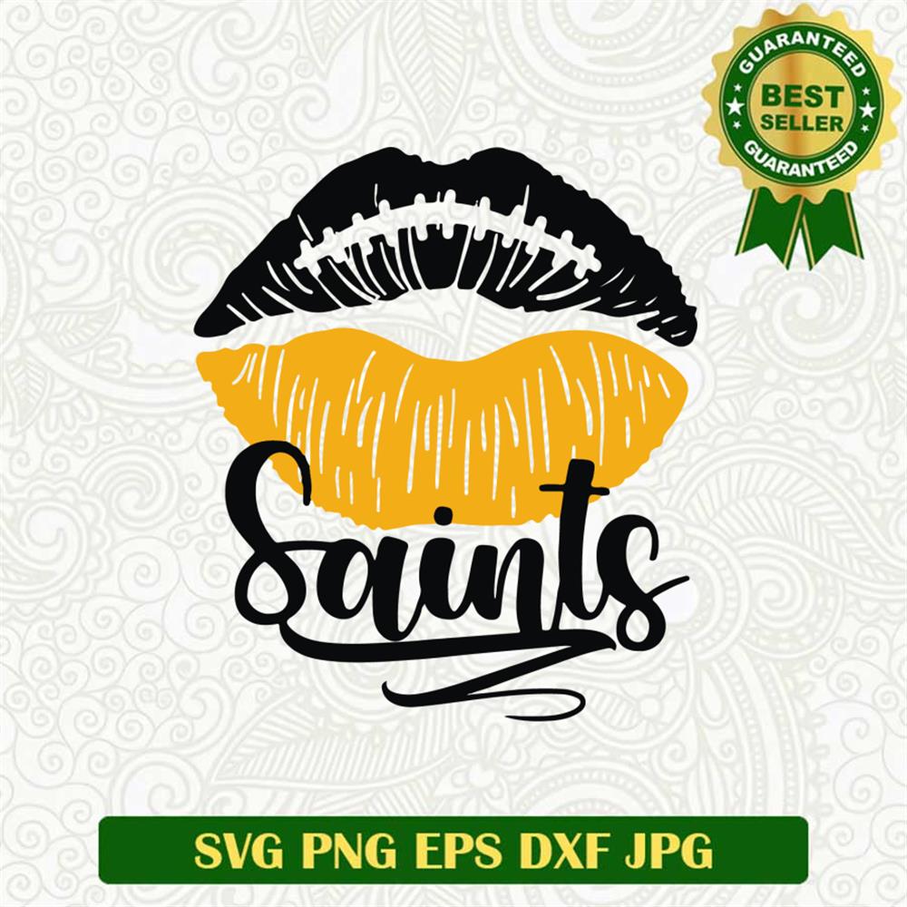 Saints Lip Glitter SVG