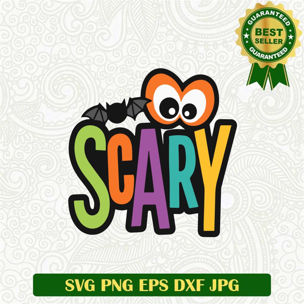 Scary Halloween Face SVG