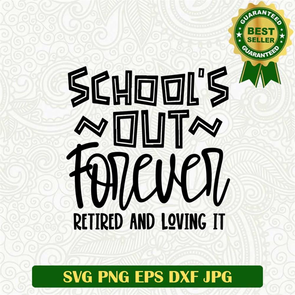 School's out forever SVG