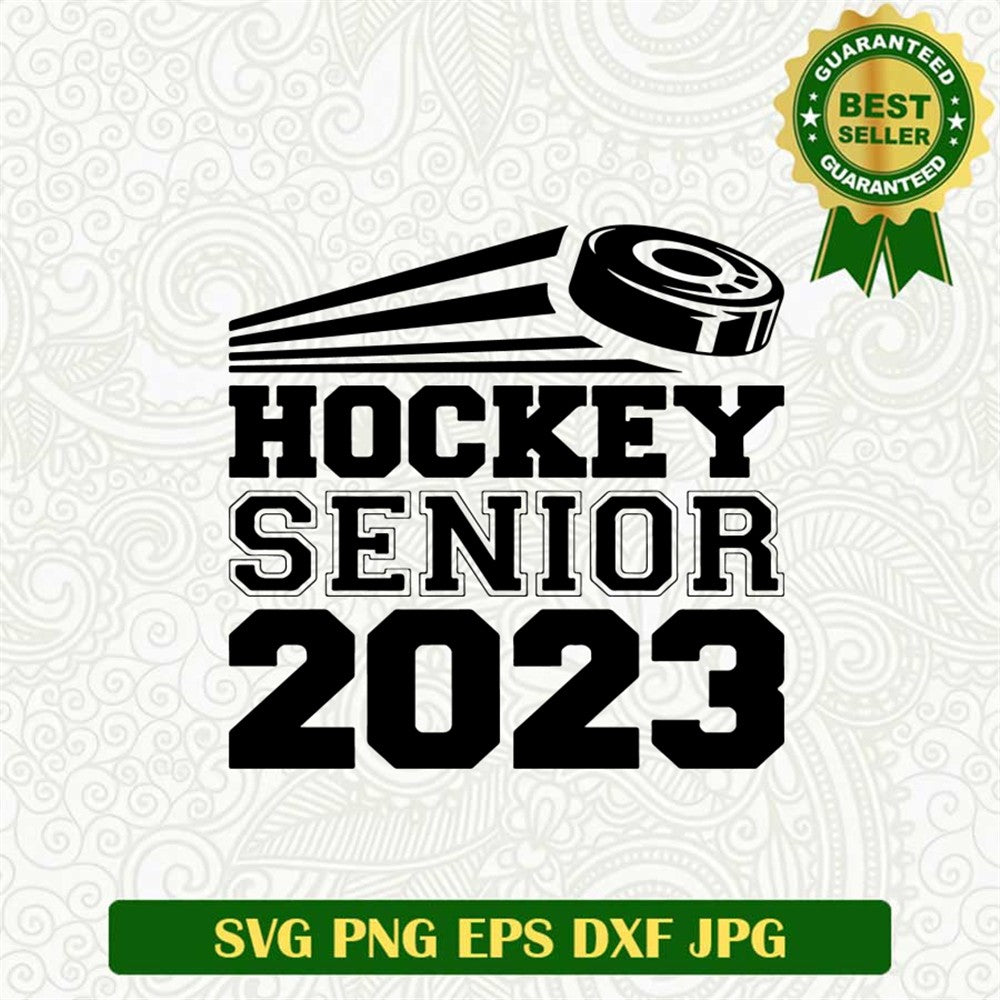 Senior Hockey Year Svg