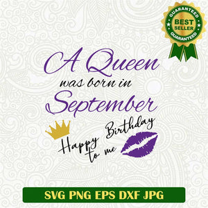 September Queen Svg