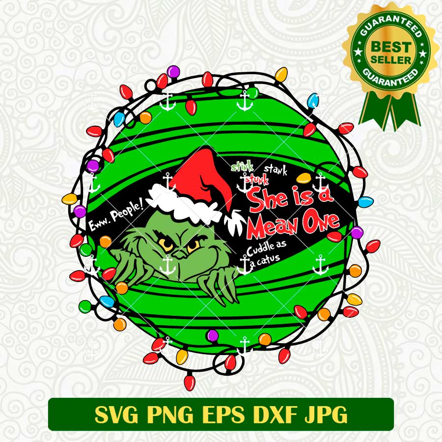 She A Mean One Grinch SVG