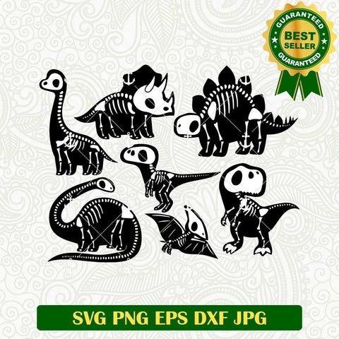 Skeleton Dinosaur Animals SVG