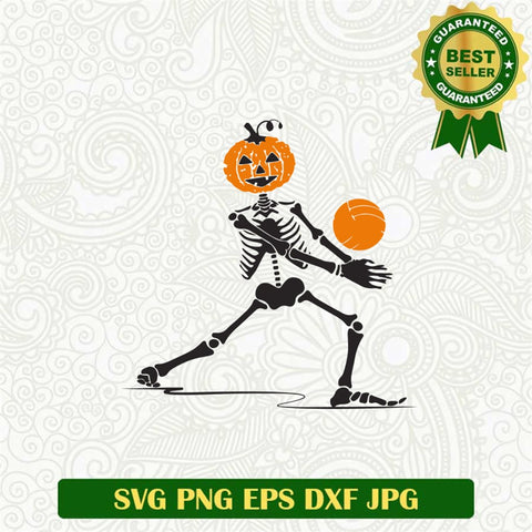Skeleton Pumpkin Svg