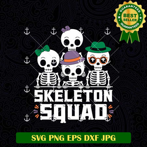 Skeleton Squad Patrick's Day SVG
