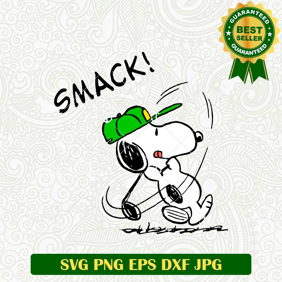Smack Snoopy Golf SVG
