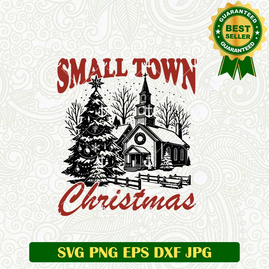 Small Town Christmas SVG